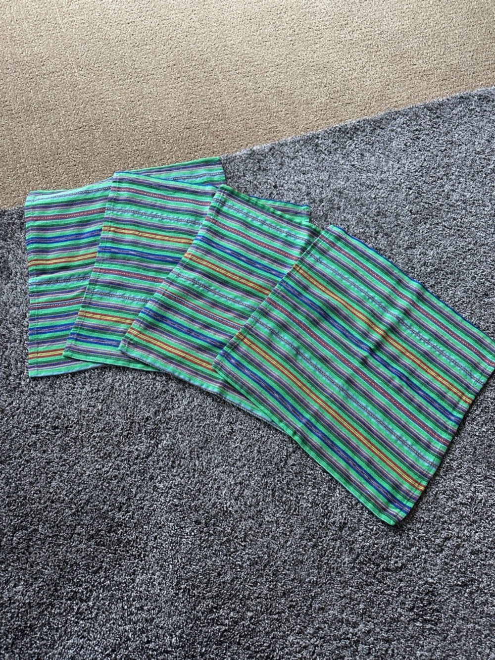 Handmade 100% Authentic Guatemalan kitchen napkins set of 4